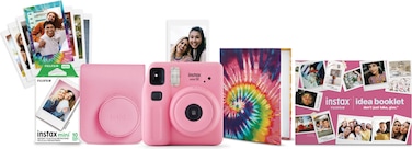 Fujifilm Instax Mini SE Instant Camera Bundle - Pink (International Version)
