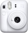 Fujifilm Instax Mini 12 Instant Camera Bundle &ndash; Clay White (International Version)