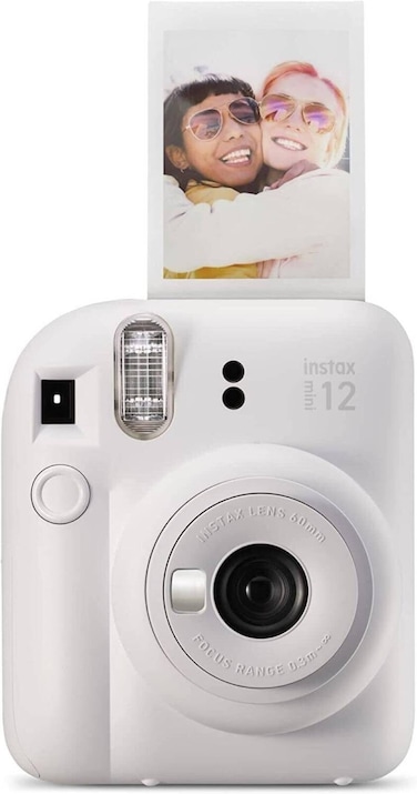 Fujifilm Instax Mini 12 Instant Camera Bundle &ndash; Clay White (International Version)