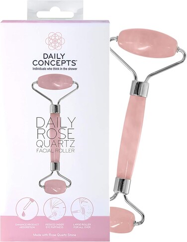 Daily Concepts Rose Quartz Facial Roller