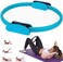 ULTIMAX Yoga Pilates Ring &ndash; Fitness Circle for Abs, Thighs, and Legs Toning, Slimming, and Body Building   Yoga &amp; Pilates Accessories with Foam Roller &ndash; Assorted Colors