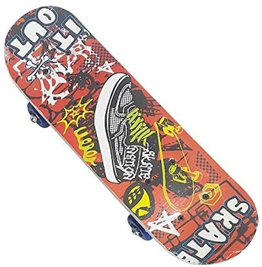 ULTIMAX Kids Skateboard for Beginners - Assorted Colors, Durable Design for Boys &amp; Girls (Ages 3-6) - 13x8x43 Size