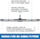 ULTIMAX Straight Bar Cable Attachment &ndash; Durable Chrome Finish for Pulley Machines, Rust-Resistant Gym Accessory for Strength Training