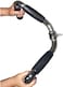 ULTIMAX Revolving Barbell Tricep Press Down Bar &ndash; Solid Steel Cable Attachment with Rubber Handgrips &amp; Rotating Hanger, Multi-Exercise Fitness Accessory