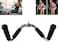 ULTIMAX Revolving Barbell Tricep Press Down Bar &ndash; Solid Steel Cable Attachment with Rubber Handgrips &amp; Rotating Hanger, Multi-Exercise Fitness Accessory