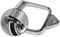 ULTIMAX 2-Pack Non-Slip D-Rubber Handle Cable Attachments for Gym &amp; Home - Durable Chrome Exercise Handles for Pulldown, Rowing, Weightlifting, and Fitness Machines
