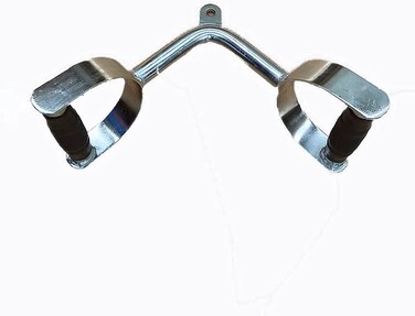 ULTIMAX V-Shaped Tricep Press Down Bar - Cable Attachments for Multi Gym   Pro Tricep U-Bar Multi-Exerciser for Strength Training