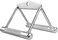 ULTIMAX Double D Row Handle for Cable Machines &ndash; V Bar Cable Attachment with 360&deg; Steel Swivel, Non-Slip &amp; Durable Gym Handle