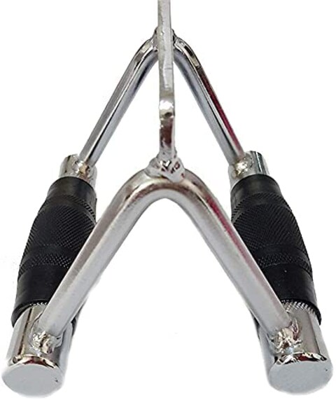 ULTIMAX Cable Machine Attachment - Rowing Machine Handles &amp; Pull Down Exercise Handle Set for Home Gym Workouts