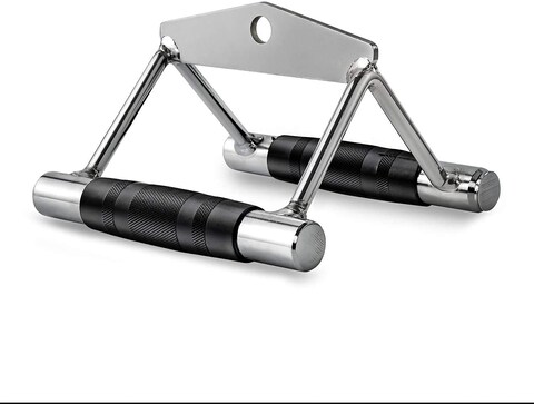 ULTIMAX Cable Machine Attachment - Rowing Machine Handles &amp; Pull Down Exercise Handle Set for Home Gym Workouts