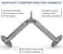 ULTIMAX V-Shaped Bar Cable Attachment for Gym - Durable Chrome Handle with 360&deg; Steel Swivel &amp; Non-Slip Grip for Cable Machines