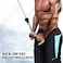 ULTIMAX V-Shaped Bar Cable Attachment for Gym - Durable Chrome Handle with 360&deg; Steel Swivel &amp; Non-Slip Grip for Cable Machines