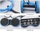 ULTIMAX Multi Revoflex Abdominal Trainer   Ab Wheel Roller with Resistance Bands   Gym Fitness Equipment for Core Workouts   Multifunctional Pull Rope   Assorted Colors