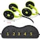 ULTIMAX Ab Wheel Roller &ndash; No-Noise Revoflex Extreme Multifunctional Ab Roller for Core Workout, Easy-to-Use Abs Exerciser &amp; Body Shaping Training System for Home Gym Fitness Equipment