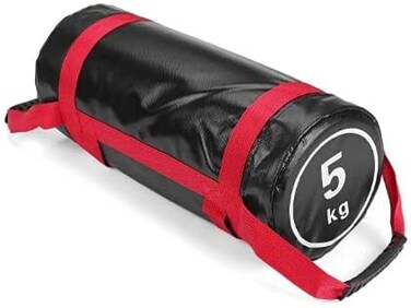 ULTIMAX Adjustable Power Bag &ndash; 5KG Weight Training Sandbag with Handles &amp; Zipper   Ideal for Weight Lifting, Powerlifting, and Fitness Workouts