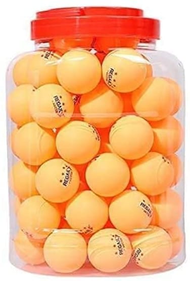 ULTIMAX 60 Pcs Professional Table Tennis Balls - White Ping Pong Balls for Competition, Training &amp; Advanced Play   Durable Table Tennis Accessories