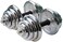 ULTIMAX Adjustable Dumbbell Set 10kg &ndash; Chrome Plated Iron Dumbbell Kit for Home Gym, Fitness &amp; Strength Training