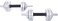 ULTIMAX 15 kg Chrome Adjustable Dumbbell Set - Cast Iron Hand Weight Lifting Set with Box