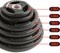 ULTIMAX 2-Piece 10KG Olympic Bumper Weight Plates - Rubber Barbell Plates for Floor Protection &amp; Strength Training, Ideal for Weightlifting &amp; Gym Workouts