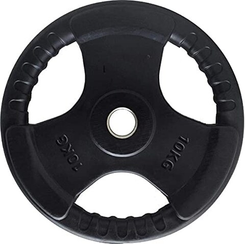 ULTIMAX 2-Piece 10KG Olympic Bumper Weight Plates - Rubber Barbell Plates for Floor Protection &amp; Strength Training, Ideal for Weightlifting &amp; Gym Workouts