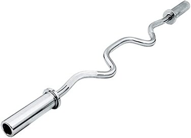 ULTIMAX Olympic Dumbbell Bar - 120cm Durable Barbell Handle for Gym &amp; Weight Training, 50mm Counterweight Fit for High-Intensity Chest &amp; Workout Exercises