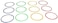 ULTIMAX Set of 12 Speed &amp; Agility Training Rings - 60cm Sporting Goods Agility Circles for Sports Performance