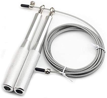 ULTIMAX Adjustable Jump Rope - Silver   Fitness Workout &amp; Exercise Training Gear