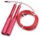 ULTIMAX Adjustable Jump Rope for Fitness, Workout, and Exercise - Durable Red Jump Rope
