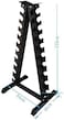 ULTIMAX A-Frame Dumbbell Weight Rack &ndash; Holds 10 Pairs of Dumbbells, Durable Fitness Dumbbell Storage Stand