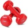 ULTIMAX 2-Pack 1KG Vinyl Dumbbells &ndash; Non-Slip Hand Weights for Home &amp; Gym Workouts