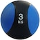 ULTIMAX 3kg Rubber Medicine Ball &ndash; Durable Bounce Med Ball for Strength Training and Fitness Workouts