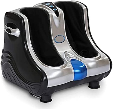 ULTIMAX Electric Foot and Calf Leg Massager - Shiatsu Kneading &amp; Rolling Massage for Pain Relief &amp; Relaxation