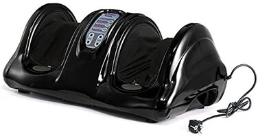 ULTIMAX Electric Foot &amp; Leg Massager &ndash; Ankle, Calf Kneading Shiatsu Massage Machine for Circulation &amp; Fitness &ndash; Black