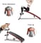 ULTIMAX Adjustable Sit-Up Bench   Home Gym Ab Workout, Fitness Training &amp; Core Exercise Bench