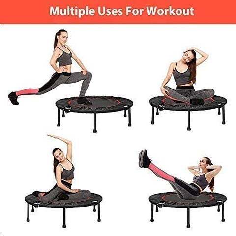 ULTIMAX 40-Inch Folding Trampoline   Portable Fitness Rebounder for Home &amp; Gym Workouts