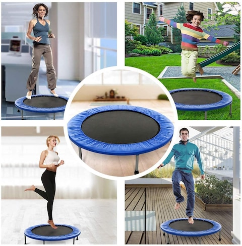 ULTIMAX 40-Inch Folding Trampoline   Portable Fitness Rebounder for Home &amp; Gym Workouts