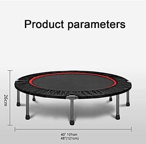 ULTIMAX 40-Inch Folding Trampoline   Portable Fitness Rebounder for Home &amp; Gym Workouts