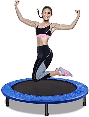 ULTIMAX 40" Foldable Mini Fitness Trampoline &ndash; Rebounder for Home Workouts &amp; Cardio