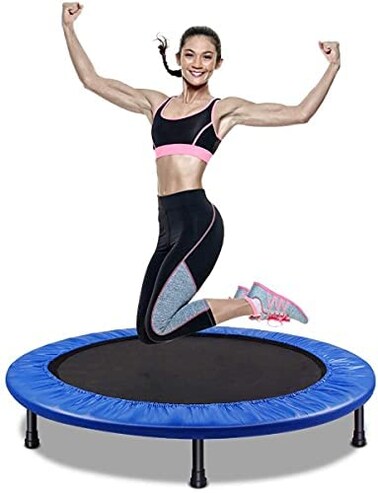 ULTIMAX 40" Foldable Mini Fitness Trampoline &ndash; Rebounder for Home Workouts &amp; Cardio