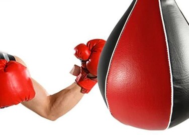 ULTIMAX Boxing Speed Ball Swivel Punch Bag - Heavy Duty Training Gear for Speed and Accuracy
