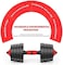 ULTIMAX 15kg Dumbbell and Barbell Set &ndash; Adjustable Weight Set for Home Gym, Strength Training, and Muscle Building
