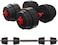 ULTIMAX 15kg Dumbbell and Barbell Set &ndash; Adjustable Weight Set for Home Gym, Strength Training, and Muscle Building