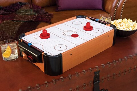 ULTIMAX 22-Inch Mini Table Top Air Hockey Game &ndash; Compact Arcade-Style Air Hockey Table for Kids &amp; Adults