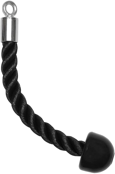 ULTIMAX Tricep Rope Cable Attachment &ndash; Single Grip for Ab Crunches, Arm &amp; Shoulder Workouts