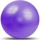 ULTIMAX 75CM Purple Yoga Ball &ndash; Anti-Burst Exercise Ball for Fitness, Yoga, and Stability Training