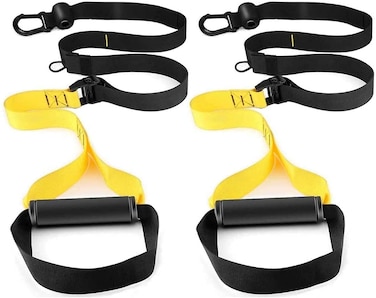 ULTIMAX Suspension Trainer Kit &ndash; Adjustable Body Weight Fitness &amp; Resistance Trainer for Home Workouts