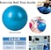 ULTIMAX 65CM Yoga Ball &ndash; Premium Exercise Ball for Fitness, Stability, and Core Training (Blue)