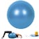 ULTIMAX 65CM Yoga Ball &ndash; Premium Exercise Ball for Fitness, Stability, and Core Training (Blue)