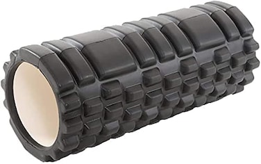 ULTIMAX EVA Foam Roller   35cm Gym &amp; Physio Massage Roller   Deep Tissue Muscle Massager for Fitness &amp; Yoga &ndash; Black