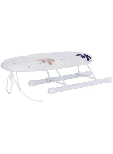Folding Ironing Board, Ironing Table, Space‑Saving Smooth Thickened (Flowers clustered tightly)